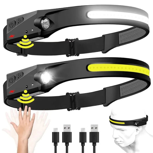 LED Stirnlampe mit Sensor