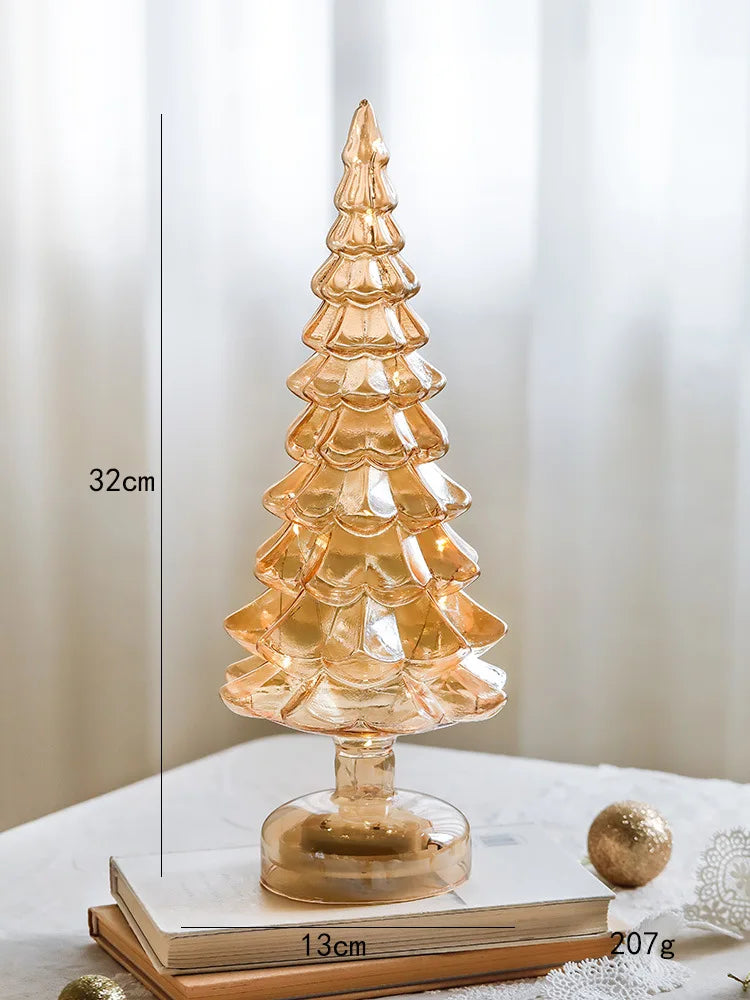 Leuchtende Weihnachtsbaum-Deko