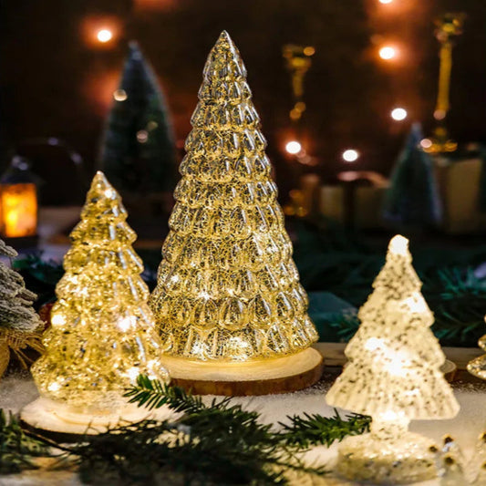 Leuchtende Weihnachtsbaum-Deko