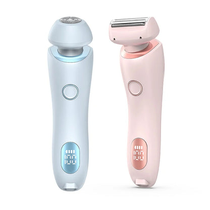 Tragbarer 2-in-1 Rasierer