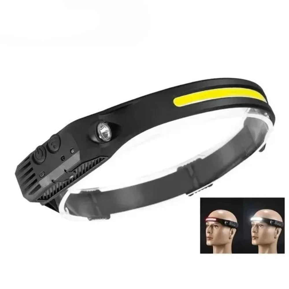 LED Stirnlampe mit Sensor