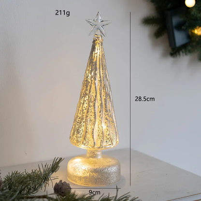 Leuchtende Weihnachtsbaum-Deko