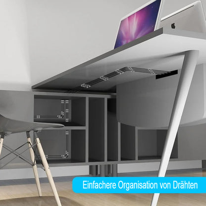 Klare Klebeclips Organizer