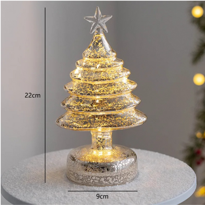 Leuchtende Weihnachtsbaum-Deko