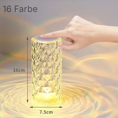 Kristall Diamant Tischlampe